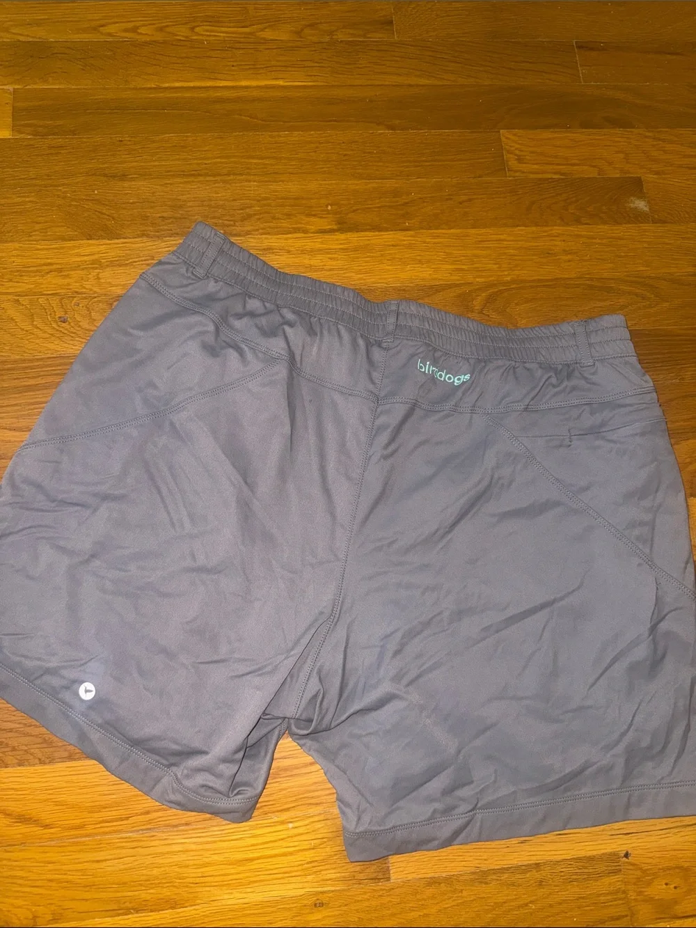 Birddogs Gray Athletic Shorts with Orange Compression Liner